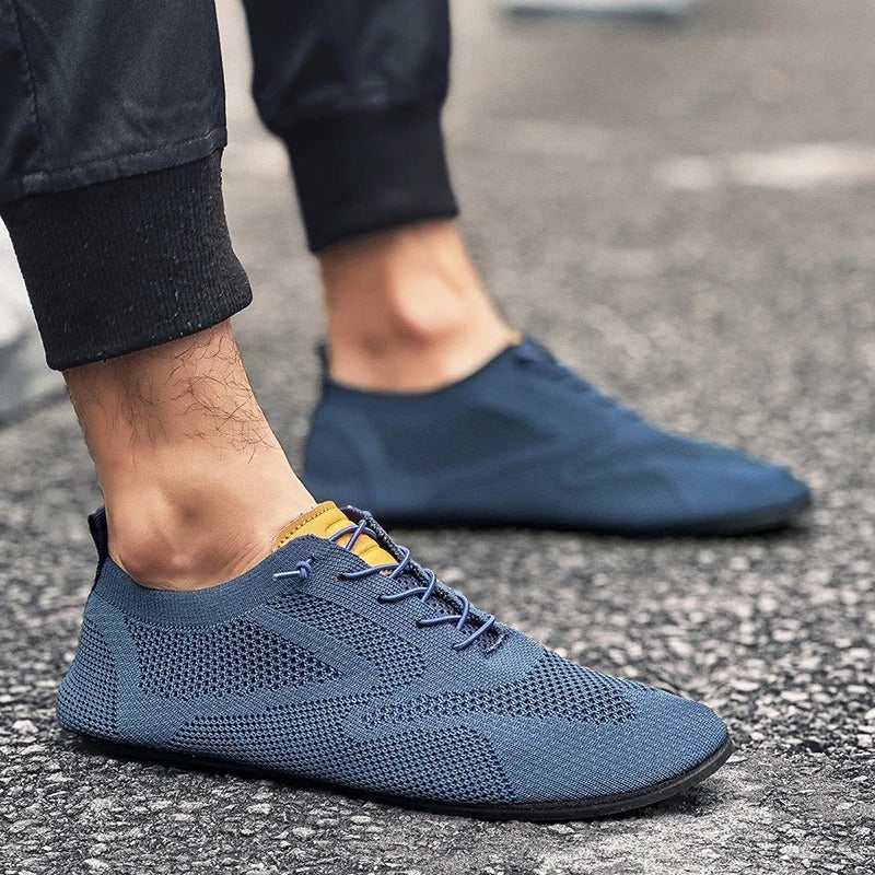 Mesh Knit Sneakers with Breathable Upper