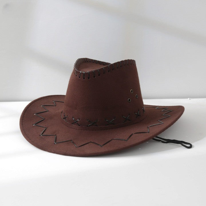Modern Western cowboy outdoor sun visor knight hat