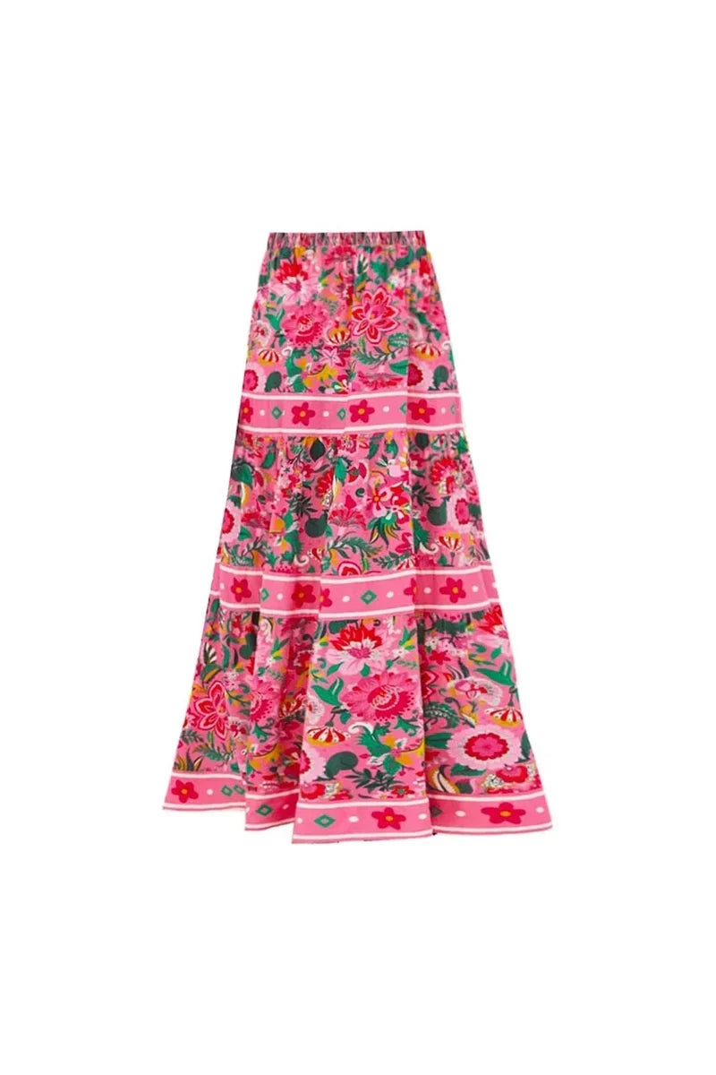 Flower Bowknot Tie One-Piece Swimwear