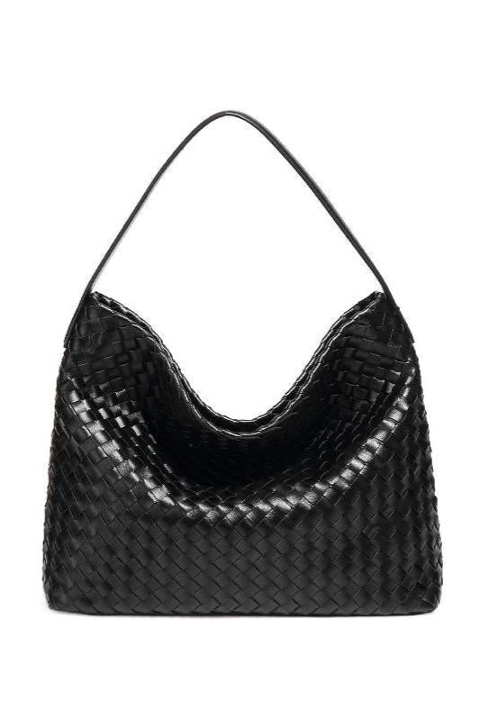 Modern Woven Large Capacity Shoulder Crossbody Bag