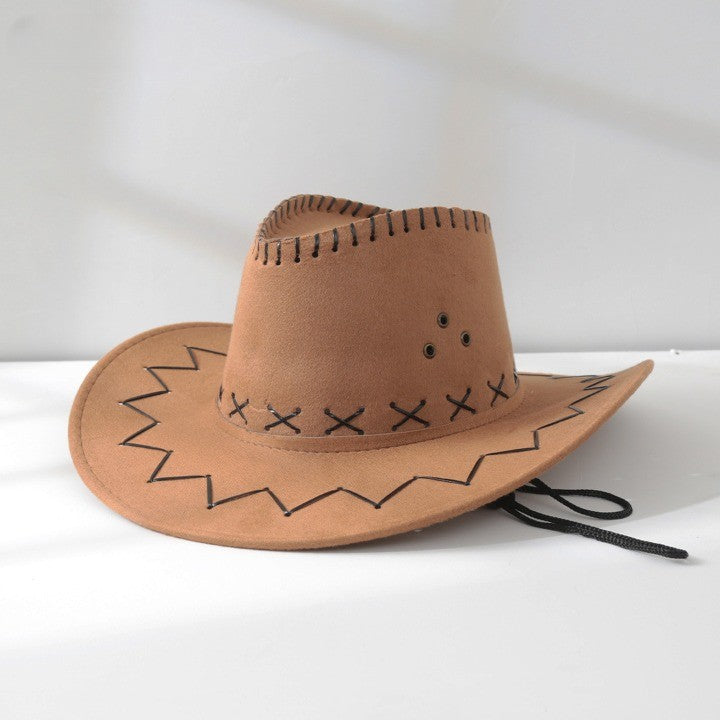 Modern Western cowboy outdoor sun visor knight hat