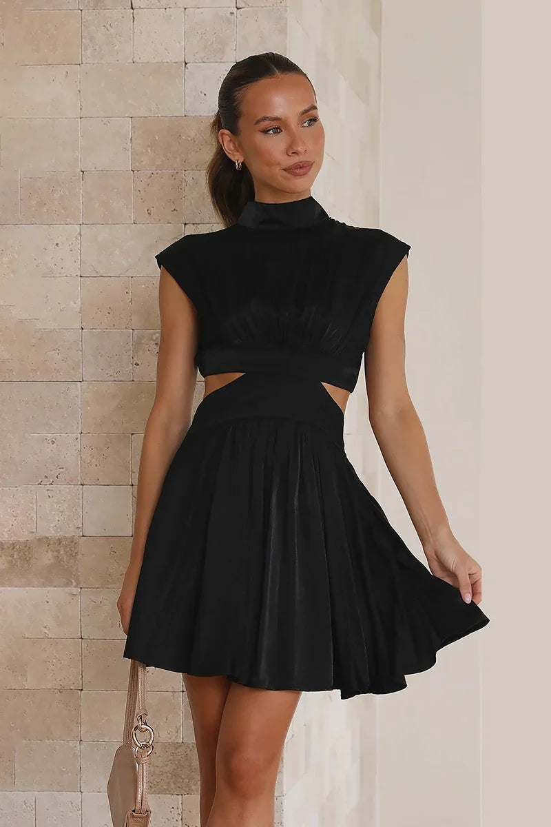 Beatrice Mini-Length Dress - Black
