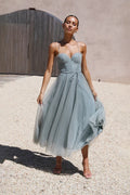 Diana Midi-Length Dress - Sage