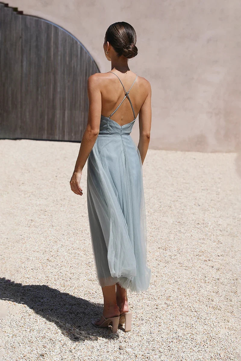 Diana Midi-Length Dress - Sage