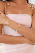 Statement 18K Gold Plated All Tied Up Here Bracelet