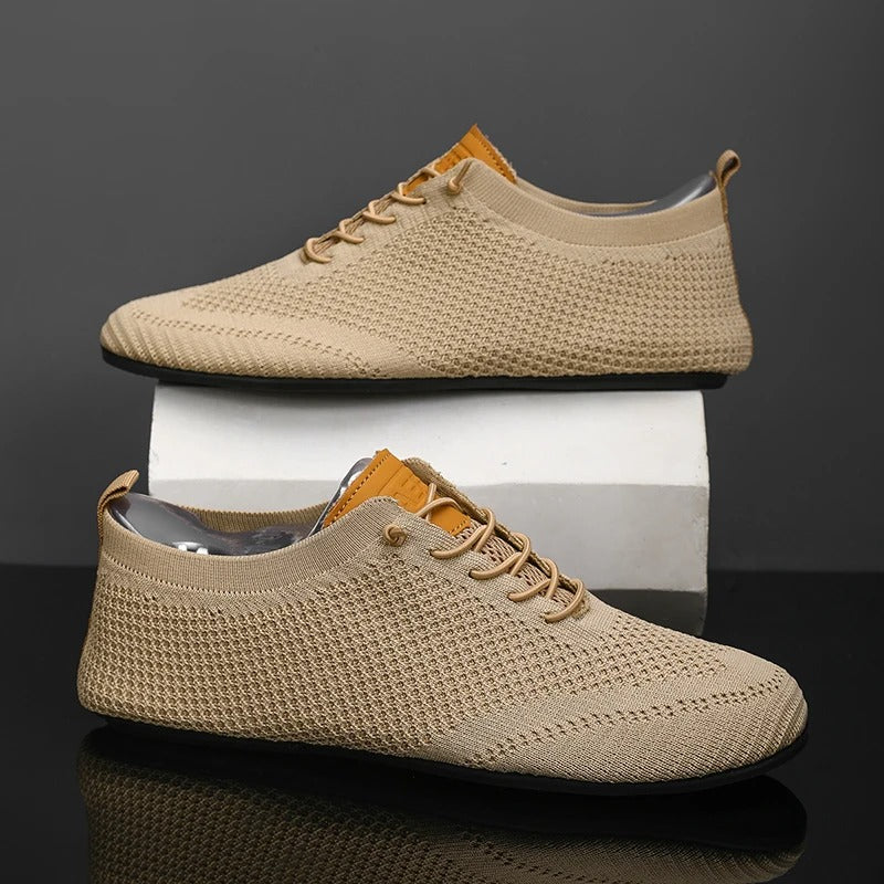 Mesh Knit Sneakers with Breathable Upper