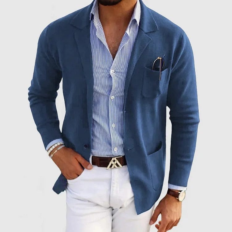 Polyester Blazer with Slim Fit