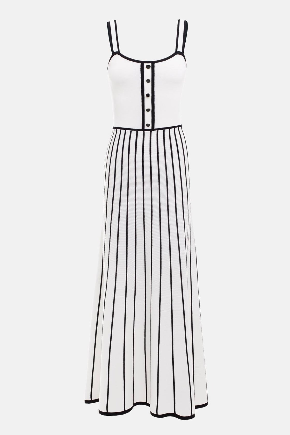 Pag Knit Cami Midi-Length Dress