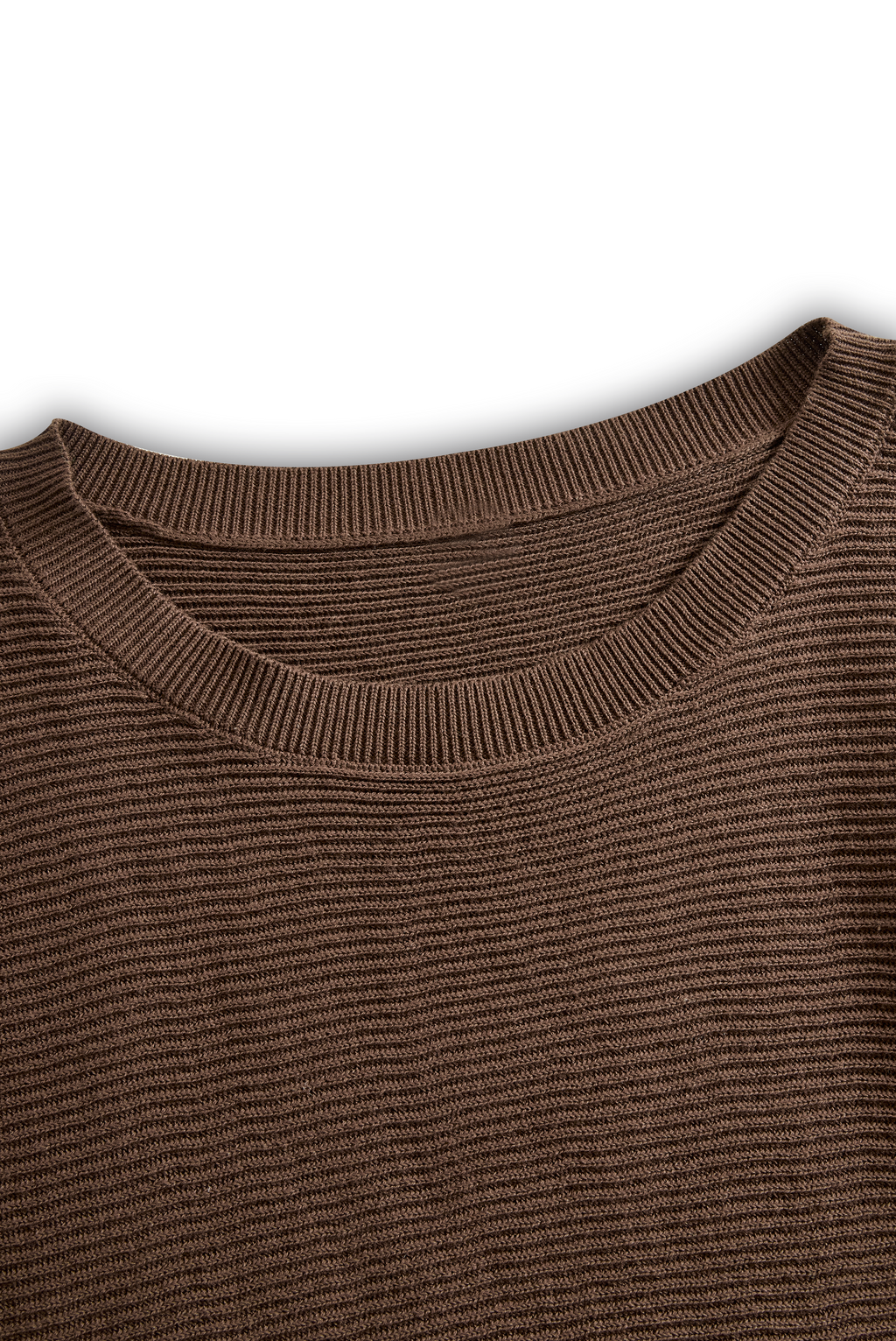 Women's Fashion Crew Neck Knitted Knit Sweater Skirt Set
