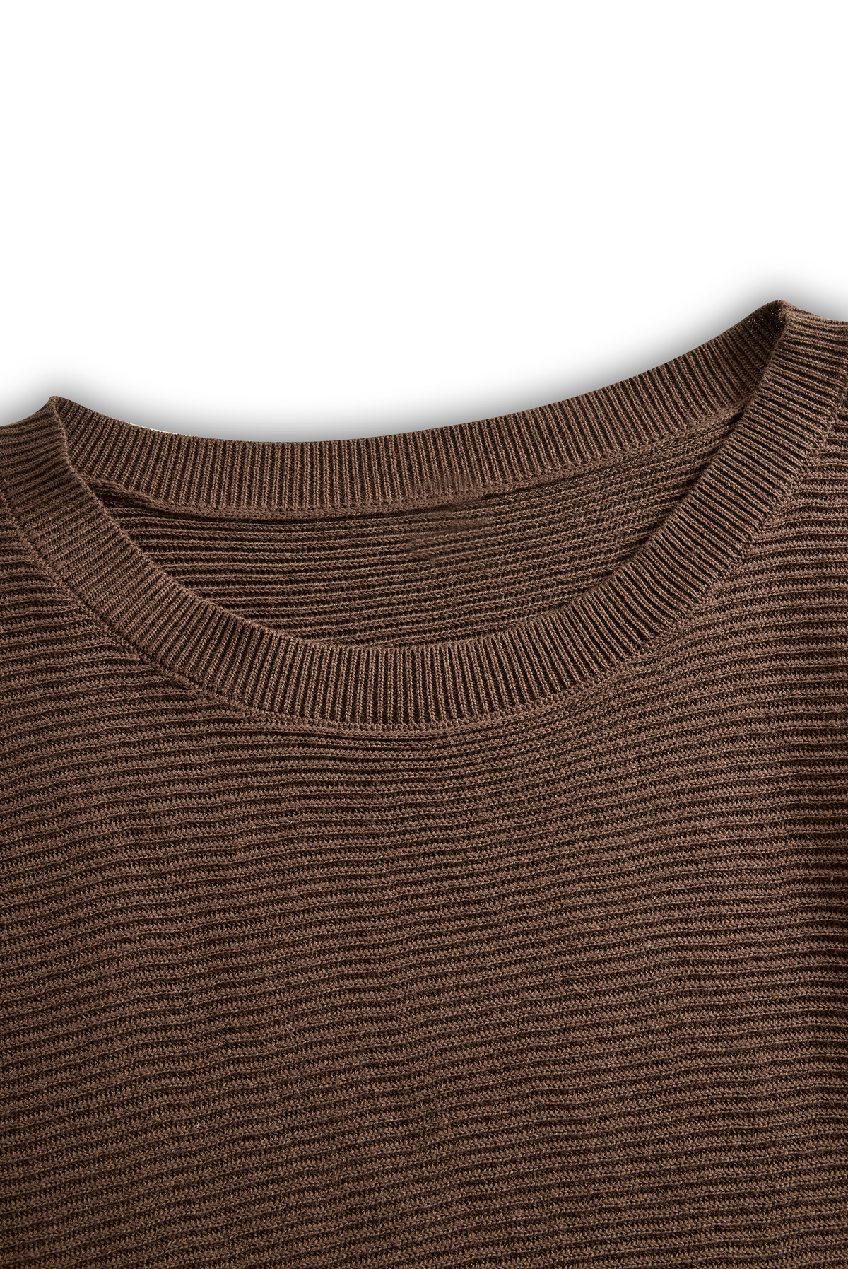 Women's Fashion Crew Neck Knitted Knit Sweater Skirt Set