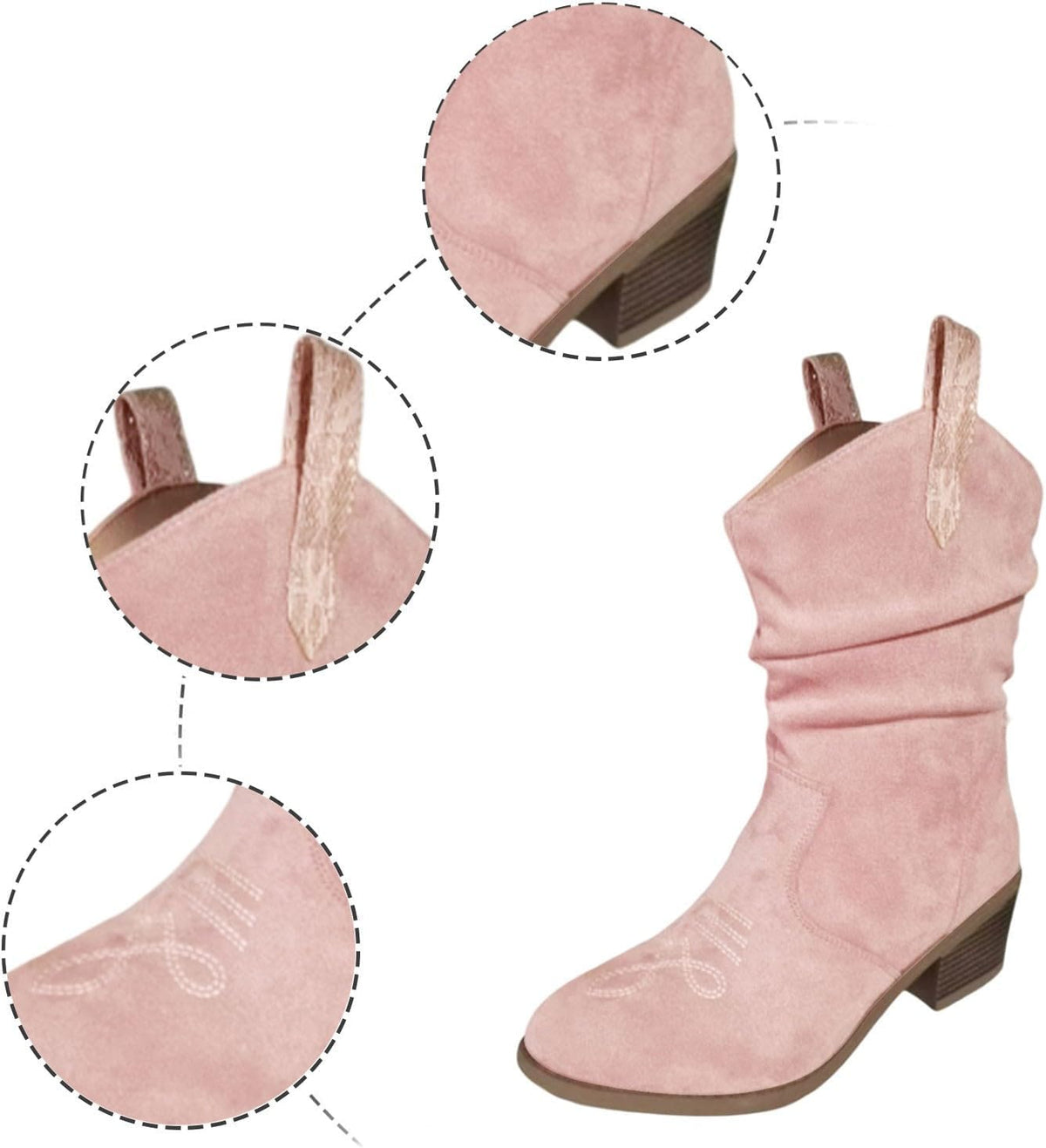 Retro Western Cowboy Tassel Ankle Boots