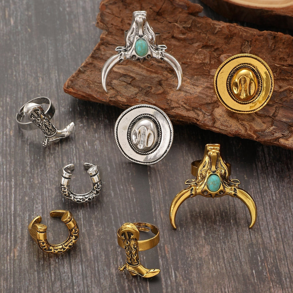 Statement Women's Western Combination Ring