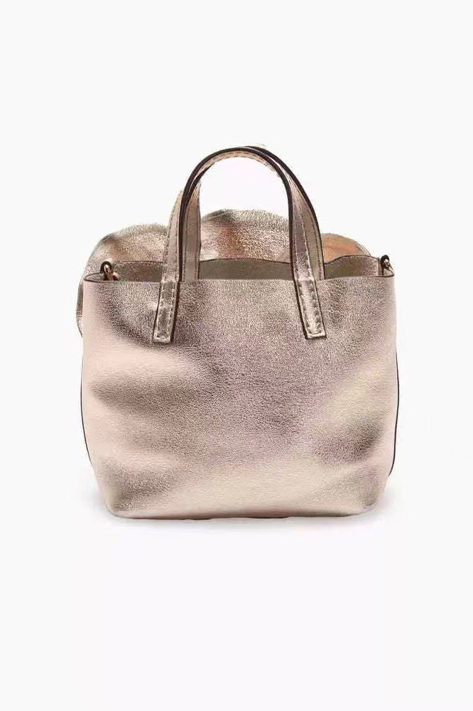 Flower PU Leather Handbag