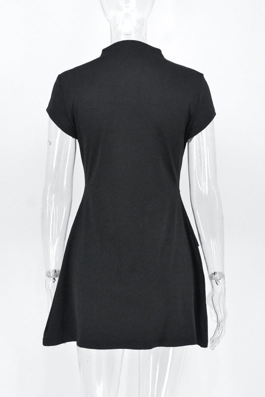 Thea Mini-Length Dress - Black