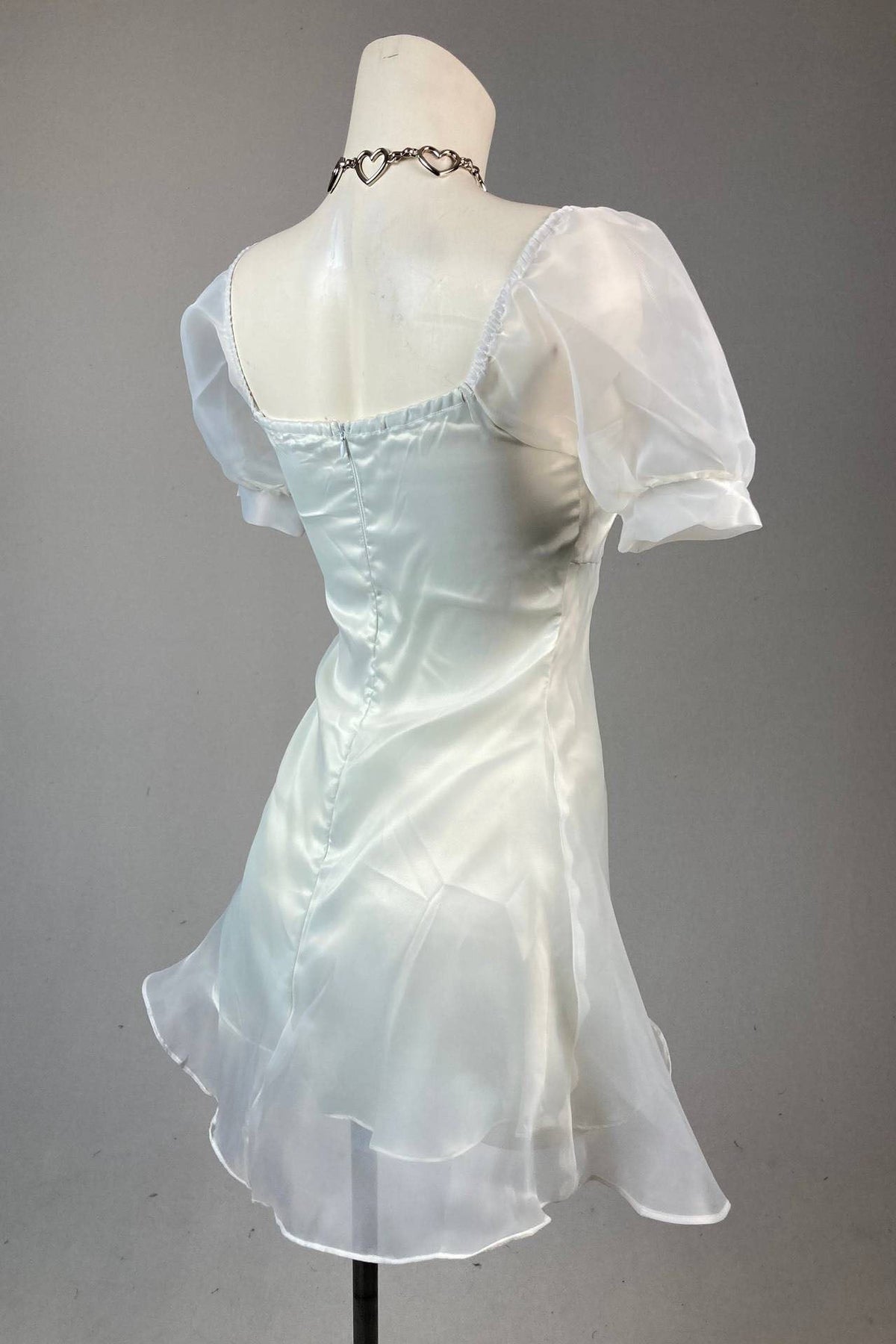 Modern Puff - Sleeve Sheer Princess Dress
