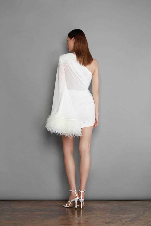 Autumn Sexy Ruched Fitted Dress