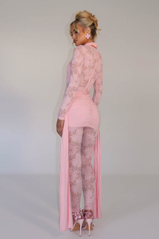 Modern Silken Whispers Jumpsuit