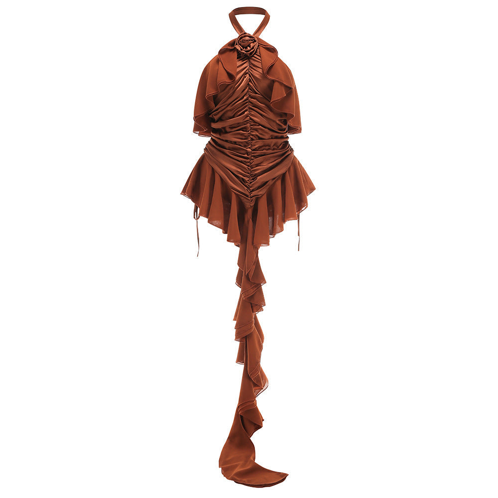 Rose Whisper Thai Stylish Mini-Length Dress