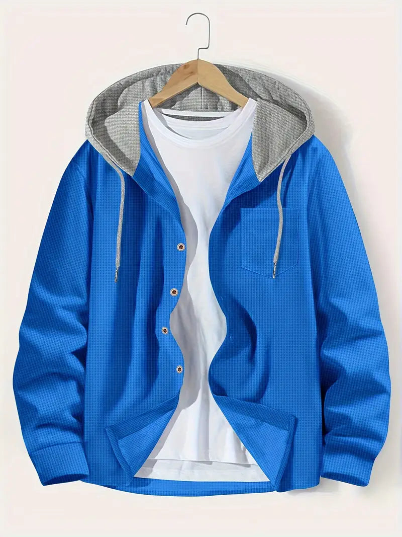Breathable Denim Jacket with Hood