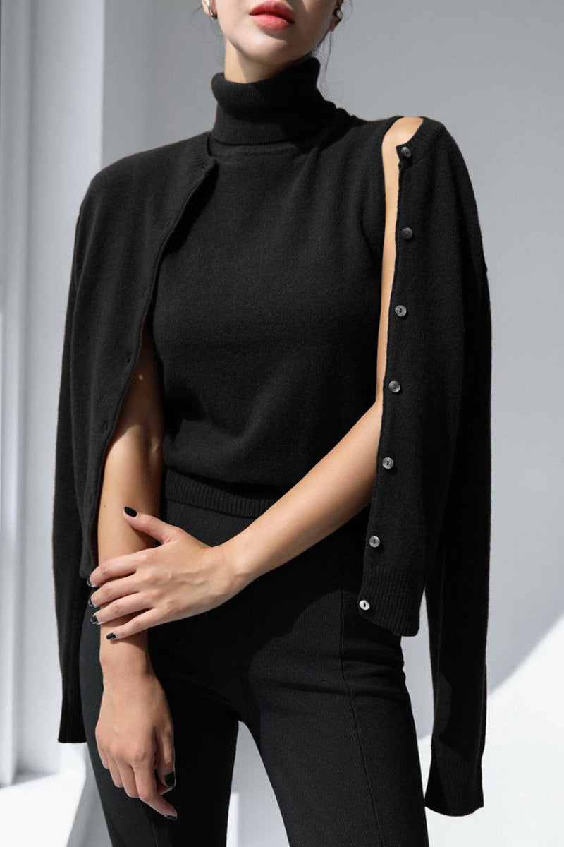 Effortless Vest-Knit Cardigan