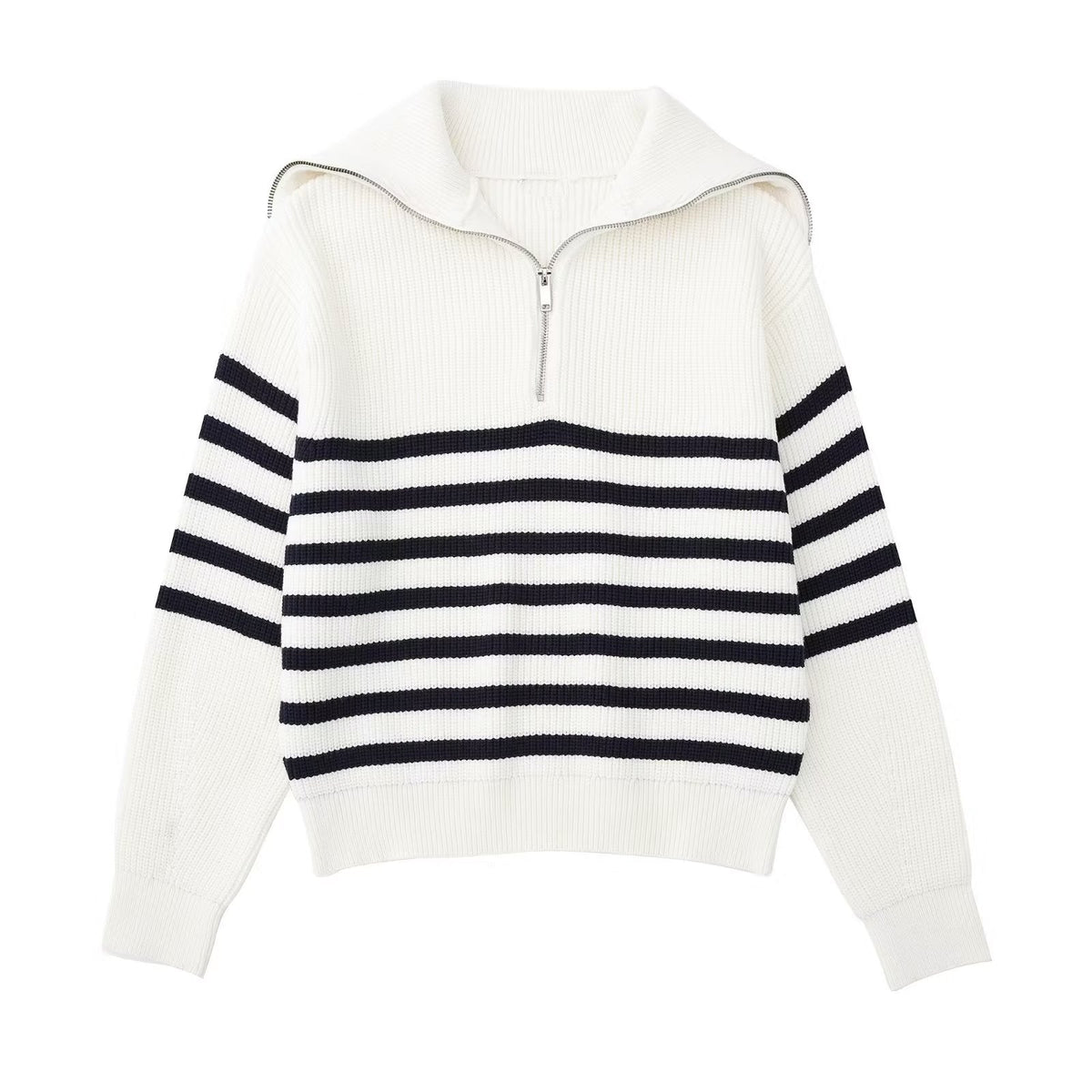 Holly Quarter Zip Knit Sweater