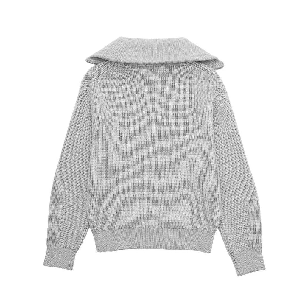 Holly Quarter Zip Knit Sweater