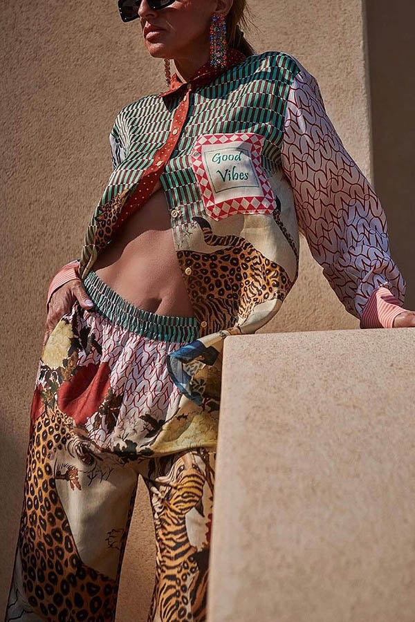 Leopard Print Relaxed Set