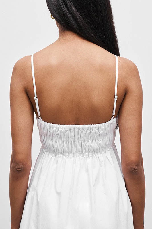 Summer Silhouette Open-Back Dress