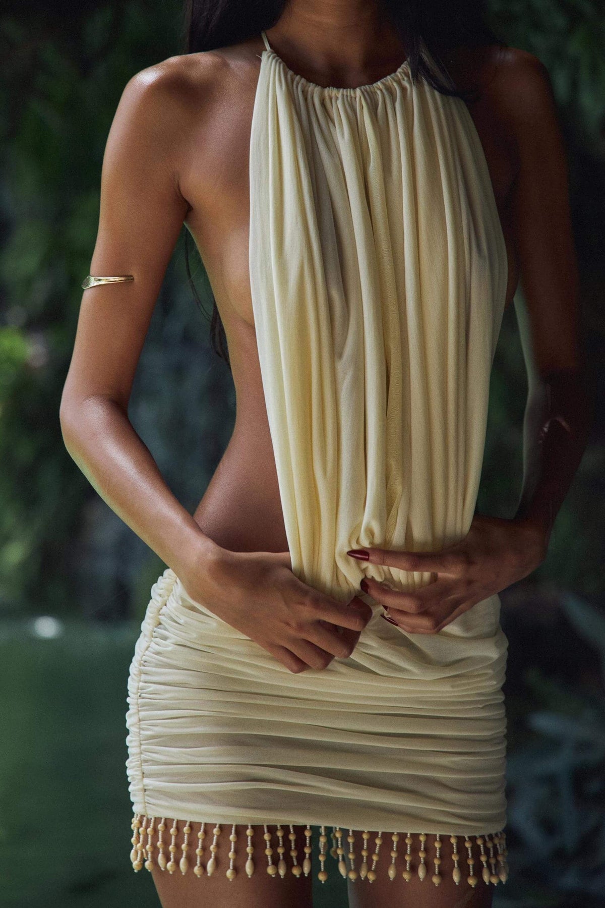 Lalapa Butter Mini-Length Dress