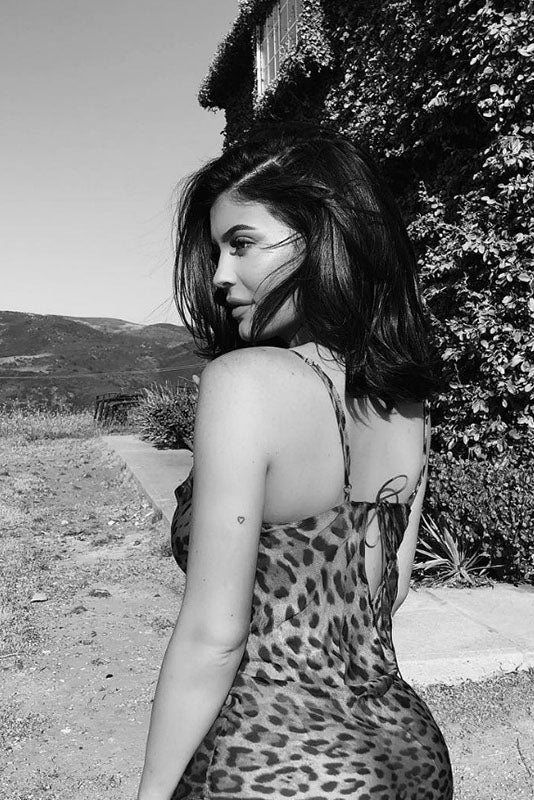 Leopard Slip Open-Back Dress