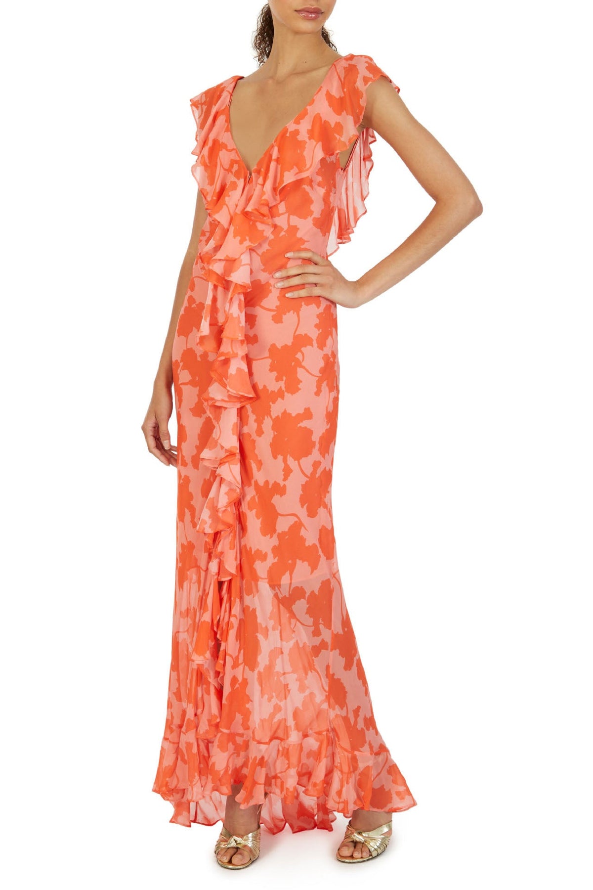 Fitted Slit Height - enhancing Dress