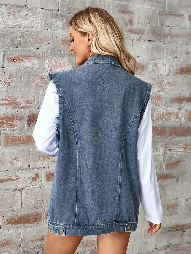 Lightweight Cardigan in a Washed Look with Relaxed Fit