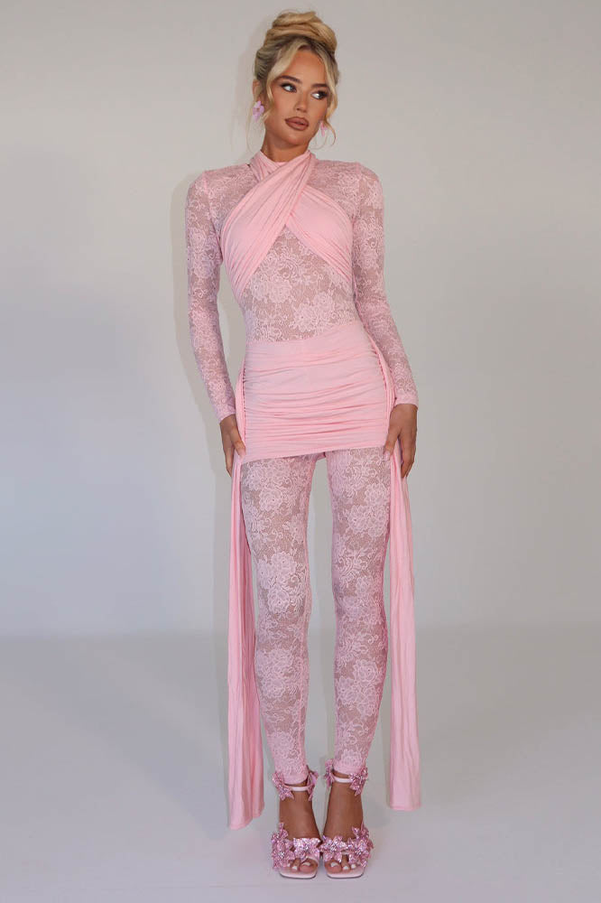 Modern Silken Whispers Jumpsuit