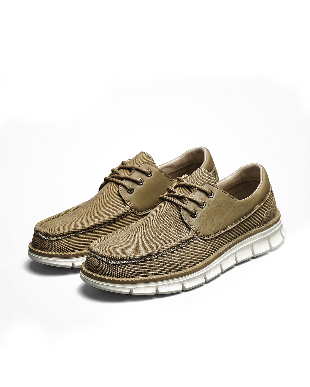 Canvas Loafers with Shock-Absorbing Sole