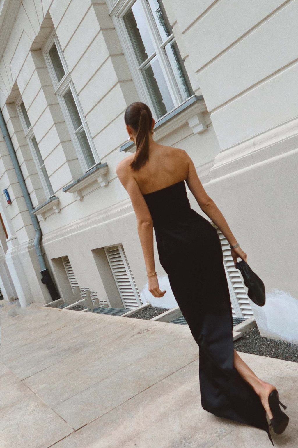 Noir Grace Maxi-Length Dress
