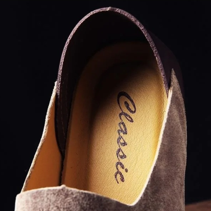 Distressed Leather Loafers with Broken-In Comfort