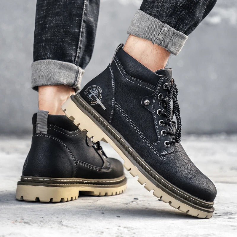 Boots with Padded Collar