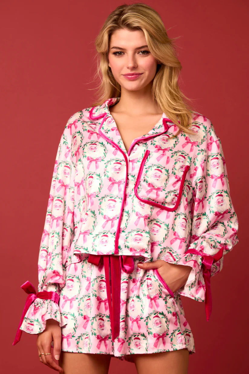 Coordinated Christmas Character Sprint Pajama Short Set