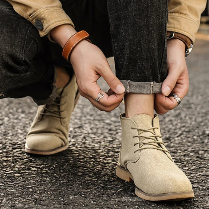 Suede Chukka Boots with All-Day Comfort