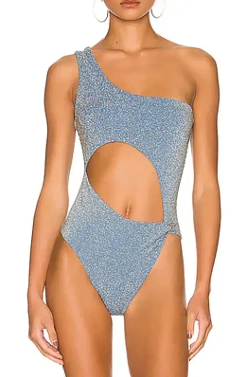 Cut-Out Resort-Style Swimwear Set