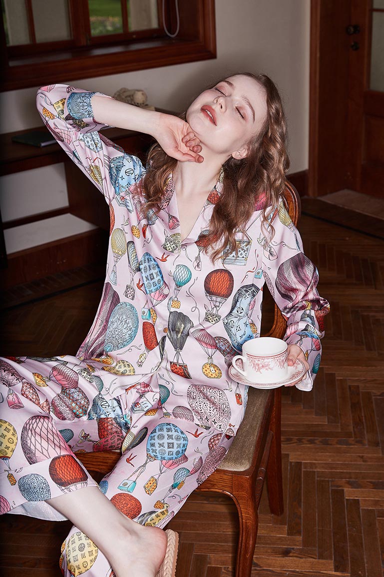 Coordinated Foundation Hot Air Balloon Pajama Set
