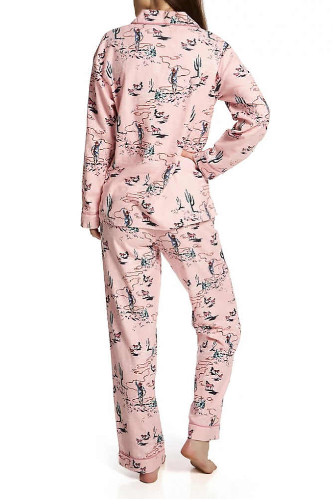 Coordinated Western Desert Print Pajama Set