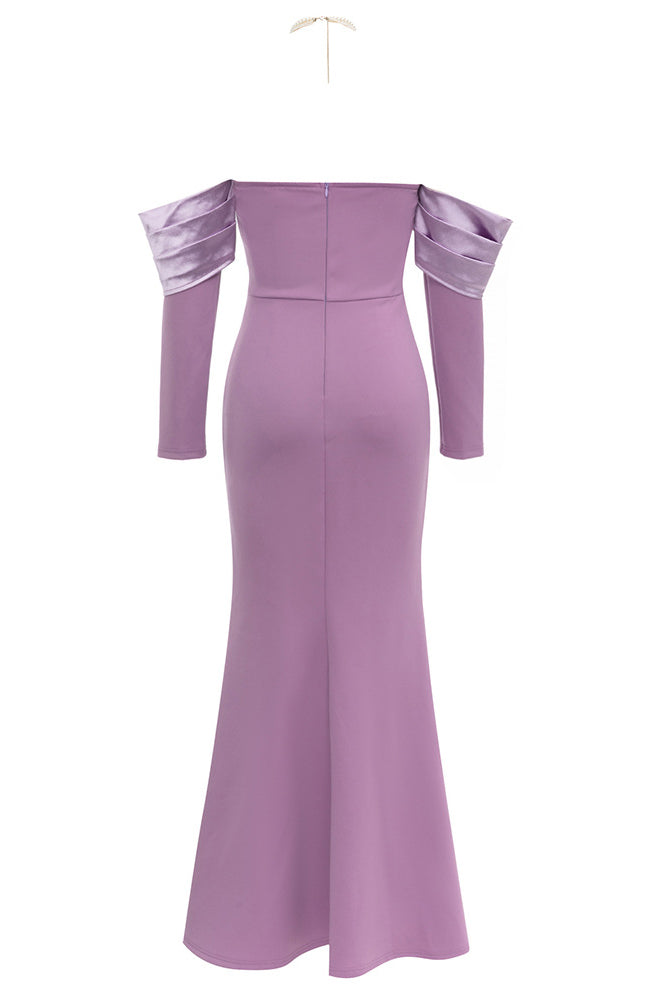 Modern Sexy Cross Neckline Evening Dress