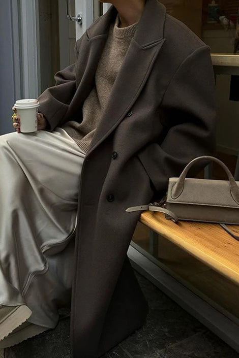 Modern Winter Urban Commuting Loose Coat