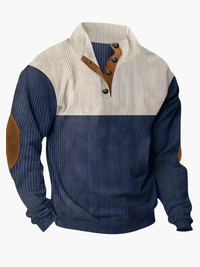 Knit Sweater with Button Front