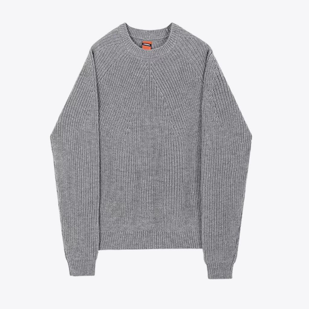 Breathable Wool Blend Sweater with Lightweight Feel