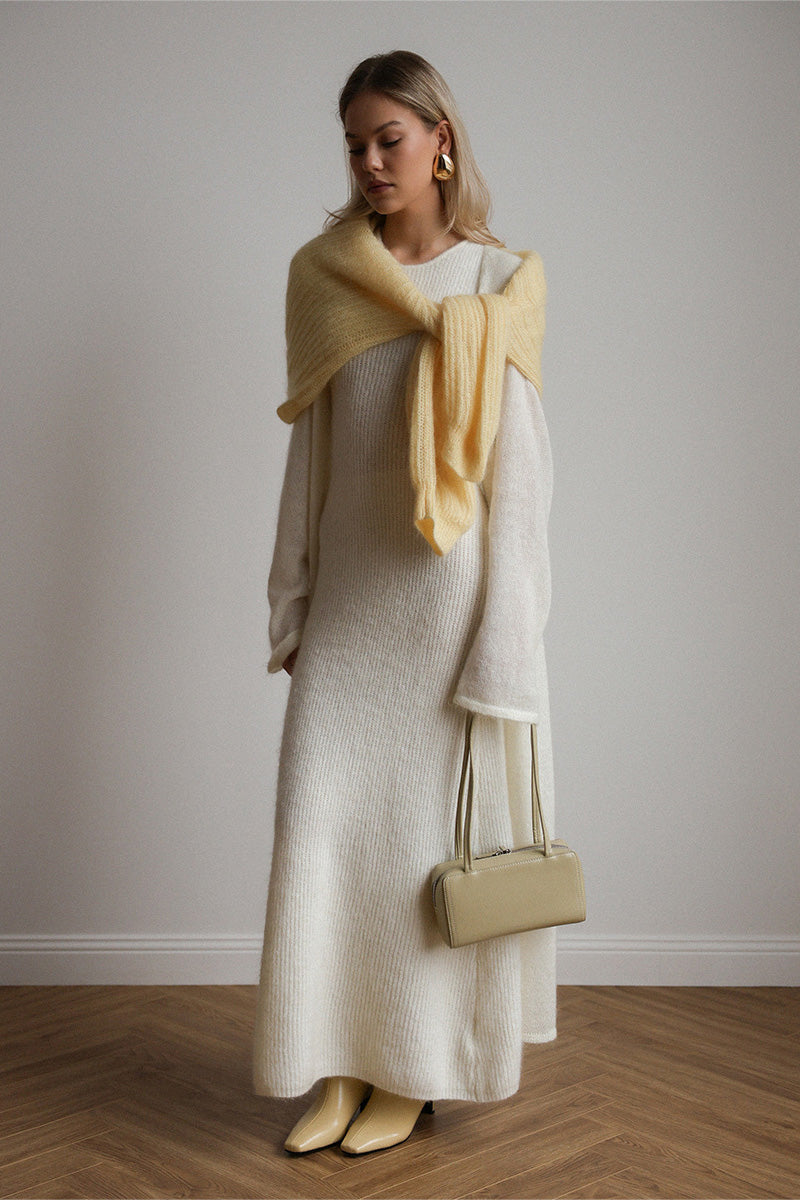 Cozy Knit Cardigan & Knit Dress Set
