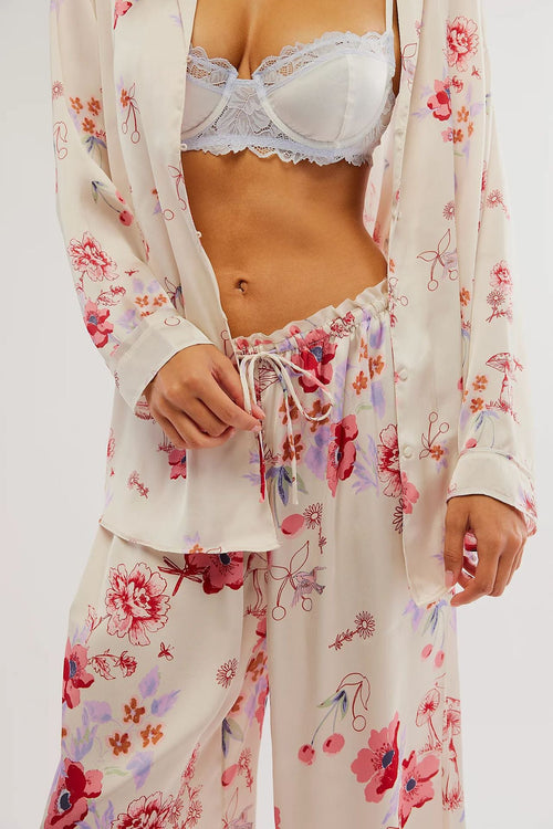 Coordinated Garden Party Combo Pajama Set