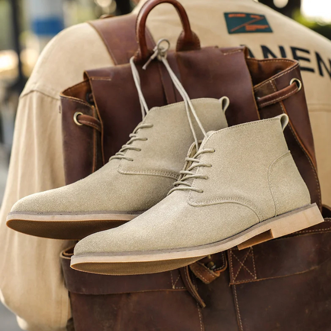 Suede Chukka Boots with All-Day Comfort