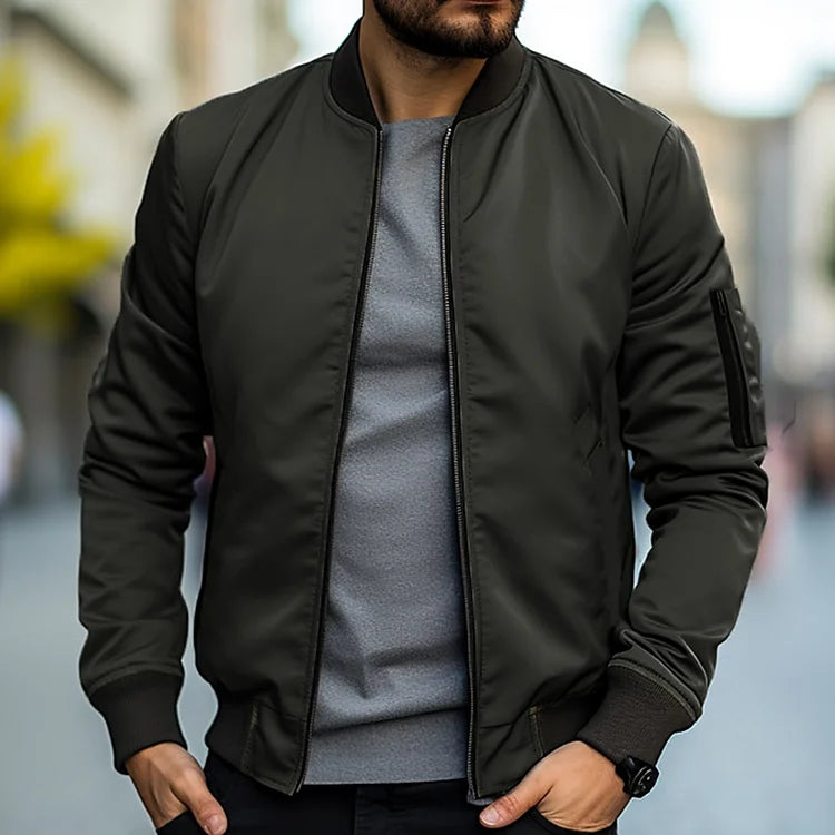 Bomber Jacket with Lined